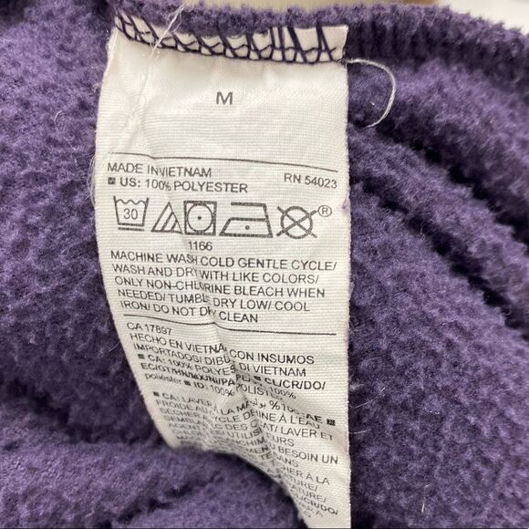 OLD Navy‎ plum micro fleece zip front jacket - Picture 3 of 8